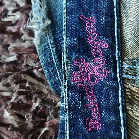 Women's Rock and Roll Cowgirl dark wash Denim 32x34 Used - Picture 6 of 11